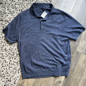 J. Crew Dark Blue Polo Shirt